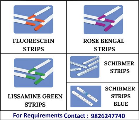 tear test ophthalmic strips